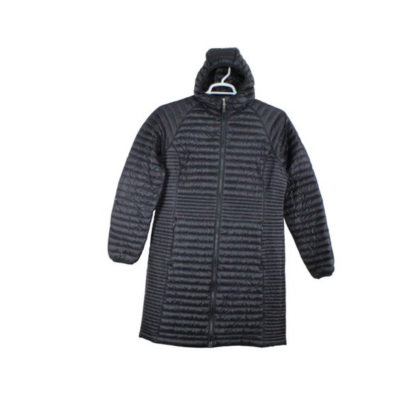 L.L. Bean Jackets & Blazers - LL Bean Black Quilted Nylon Ultralight 850 Down Sweater Hooded Coat M